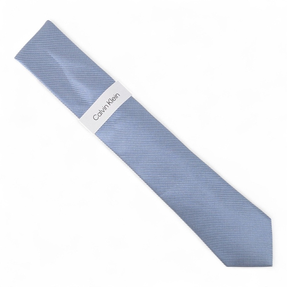 Calvin Klein Light Blue silk blend Men's Tie